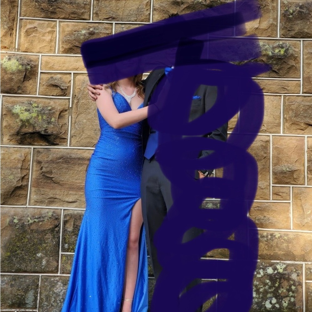 Size 2 dress royal blue